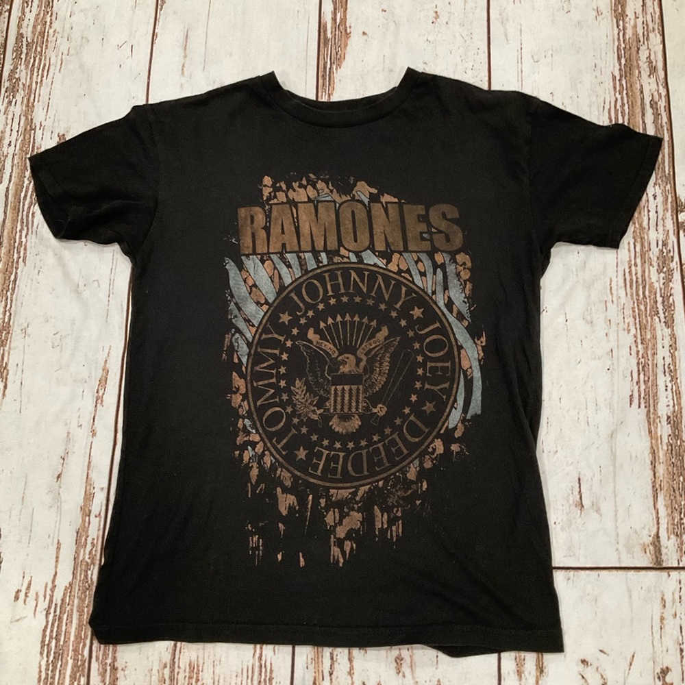 RAMONES BLACK T‎ SHIRT